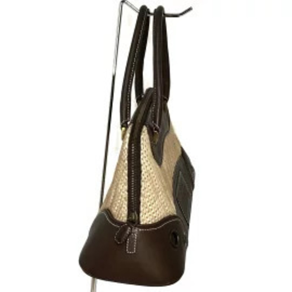 Christian Dior Handbag perforated MONTAIGNE Ivory White Khaki Green brown